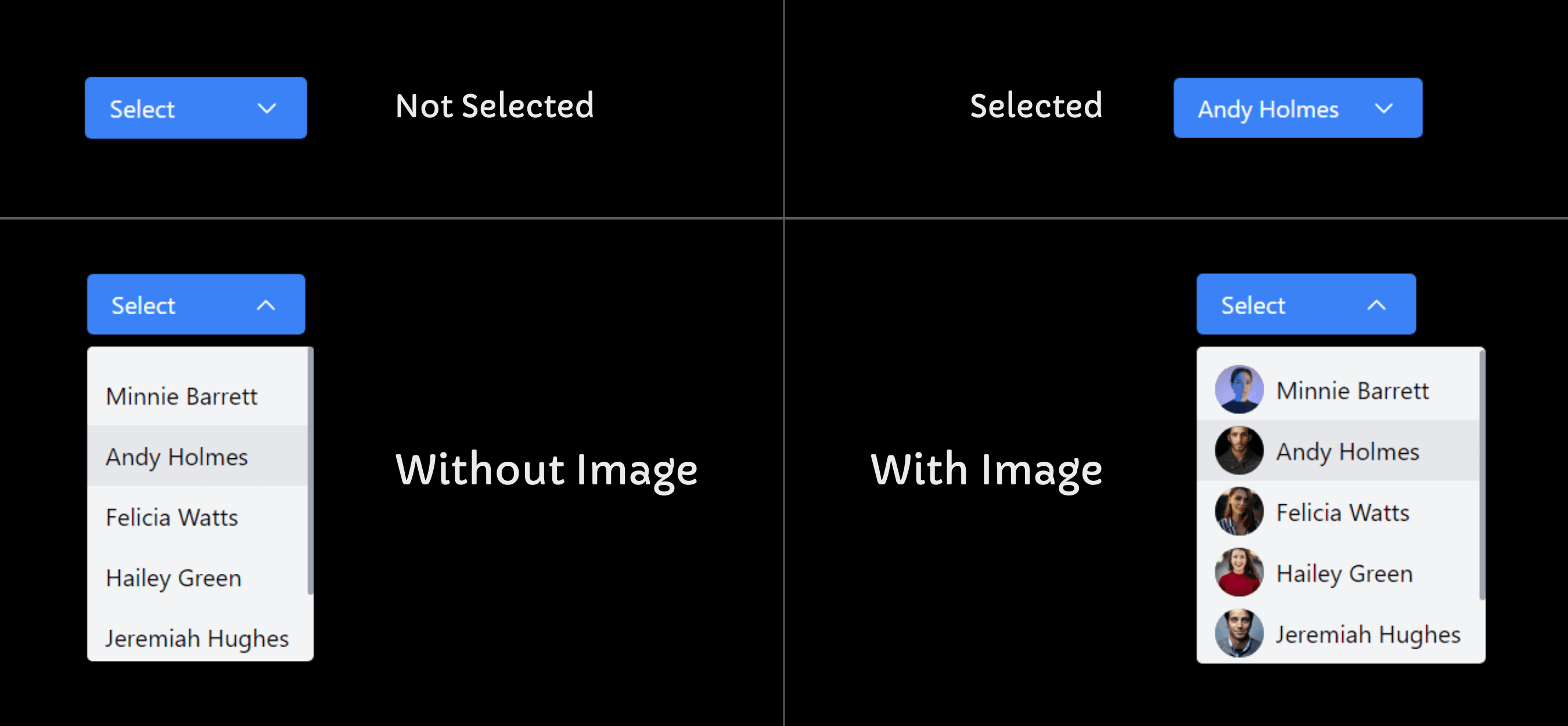 Custom Dropdown Component